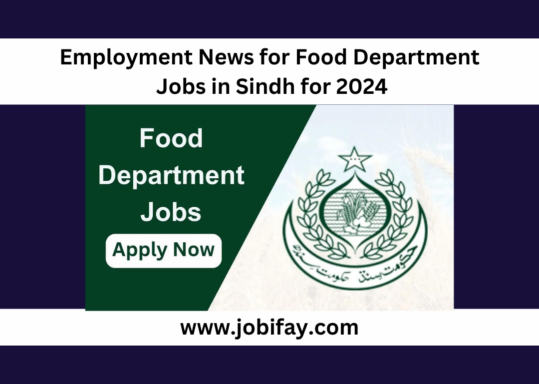 Employment News for Food Department Jobs in Sindh for 2024